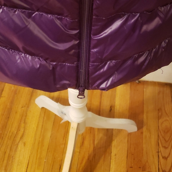Women's Long Sleeve Light weight Winter Coat Purple Size Large - Picture 5 of 14